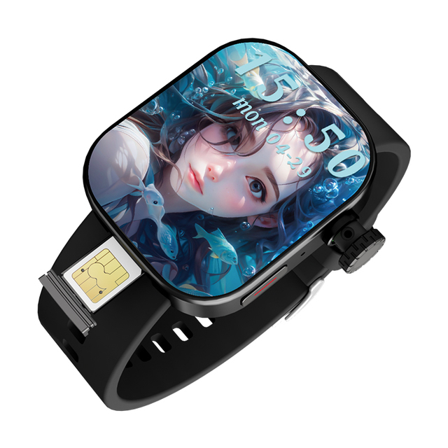 MS10 Smartwatch 2.06inch Amoled Display Fitness Tracker Reloj Inteligente SIM 4G Call Smart Watch with BT Wifi GPS
