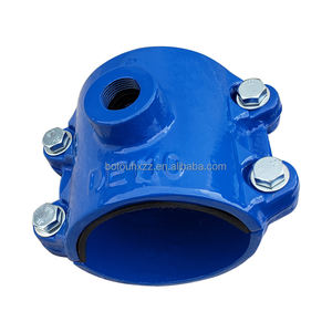 HongXing <span class=keywords><strong>Pvc</strong></span> Té fileté 63mm Collier <span class=keywords><strong>de</strong></span> serrage avec 4 boulons Pince <span class=keywords><strong>de</strong></span> <span class=keywords><strong>selle</strong></span> - Product Image 3