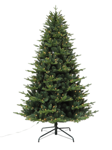 Arbre <span class=keywords><strong>de</strong></span> <span class=keywords><strong>Noël</strong></span> floqué <span class=keywords><strong>avec</strong></span> des baies <span class=keywords><strong>de</strong></span> pommes <span class=keywords><strong>de</strong></span> pin et des lumières chaudes pour la décoration <span class=keywords><strong>de</strong></span> <span class=keywords><strong>Noël</strong></span> - Product Image 5