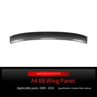 Aileron de carrosserie, aileron fixe et garniture de diffuseur Veidt pour Audi A4, S4, B8 2009-2016, pièces de modification transfrontalières