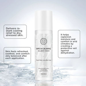 Oem Korean Natural Birch Sap Toner Rosto Produtos de cuidados com a pele sensível Acalma Hidratante Reparação Vermelhidão Toner Facial - Product Image 4