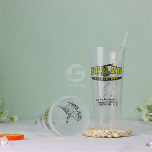 New design disposable coffee for wholesales Professional <b>plastic</b> matcha <b>cups</b> - Product Image 4