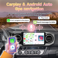 10.1 pouces Android 13 autoradio GPS Navigation stéréo 8 cœurs 4 + 64G avec CarPlay WiFi Bluetooth pour Toyota Tacoma 2016-2021