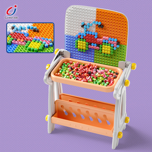 Tavolo Multifunzionale Chengji per Scrittura e Disegno con Blocchi da Costruzione, Giocattolo Educativo Creativo per l'Apprendimento e l'Assemblaggio - Product Image 3