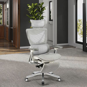 Luxus Großhandel 4D Armlehne Boss Recliner Mesh Executive Ergonomischer Bürostuhl mit Fuß stütze - Product Image 6