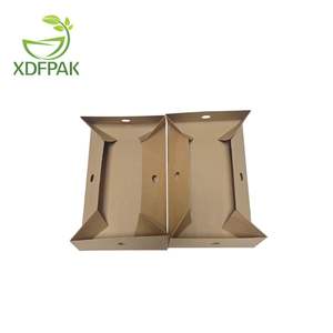 <span class=keywords><strong>Plateau</strong></span> carré pliable écologique et recyclable en carton kraft pour pique-niques, fêtes et repas emballés - Product Image 5