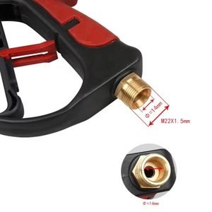 Nueva Pistola de Agua Eléctrica de Alta Presión 4000PSI con Boquilla de Latón de Acoplamiento Rápido para Limpieza de Autos, Bicicletas, Jardines y Hogar - Product Image 3