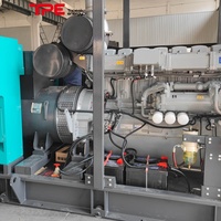 Groupe électrogène diesel à châssis ouvert 1800 tr/min 1000 kVA, alternateur sans balais et AVR pour usage industriel de secours