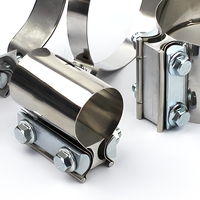 Colliers de serrage pour tuyaux de haute qualité, colliers de serrage en O pour échappement, colliers de serrage en V en acier inoxydable, colliers de serrage en O simples pour échappement, colliers de serrage en V pour tuyaux