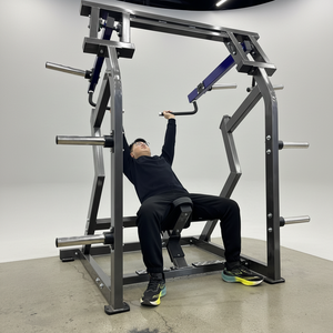 Máquina de press de pecho con carga de placas para culturismo comercial, entrenador de fuerza de alta capacidad de carga para dominadas. - Product Image 1