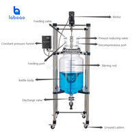 LABOAO 50L 100L GG17 Séparateur de liquides en verre Équipement d'extraction liquide-liquide