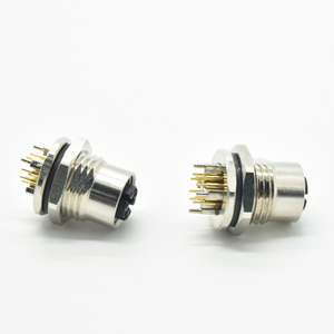 M12 <span class=keywords><strong>8</strong></span> pin không thấm nước ổ cắm kết nối DIN loại hình dạng Brass liên hệ với vật liệu mã hó<span class=keywords><strong>a</strong></span> M12 x mã hó<span class=keywords><strong>a</strong></span> điện <span class=keywords><strong>8</strong></span> pin Thông tư kết nối - Product Image 6