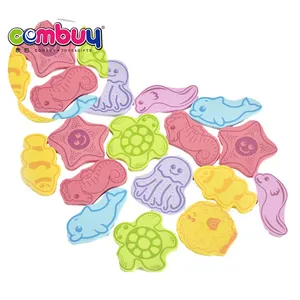 Top sale bathroom baby play sea animal educational eva bath toys