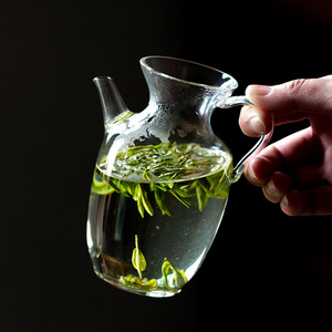 Heat Resistant Glass Teapot Transparent Green Tea <b>Pot</b> <b>Small</b> Chinese Style Cold Brew Tea Brewing Device Household Flower Tea <b>Pot</b> - Product Image 3