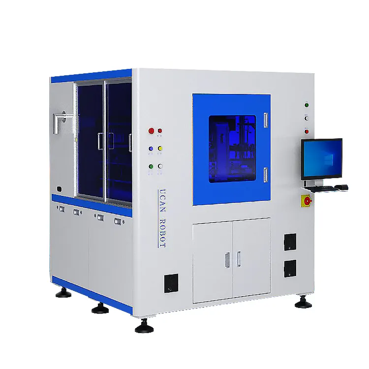 Лидер продаж, фабрика Китая DTLM 3300 полностью автоматическая машина для лазерной маркировки FPC 5 Вт UV