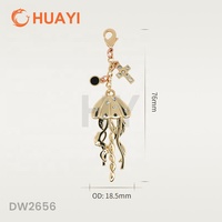 Pendentif de maillot de bain en acier inoxydable résistant à l'eau salée, avec décorations en forme de coquillages et de glands, à clipser pour soutien-gorge et bikini, pour le bricolage