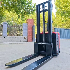 Chariot à palettes électrique portatif, transpalette manuel 1,5 tonne, transpalette hydraulique avec déplaceur latéral, pompe et moteur, équipement de construction - Product Image 3