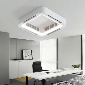 Ventilateur de plafond intelligent sans pales avec éclairage LED, télécommande et contrôle par application, pour la maison - Product Image 1