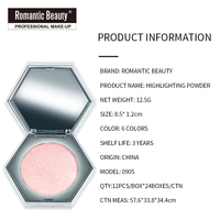 Palette de fard à joues pour le maquillage, créez votre propre logo, surligneur pour le visage, bronzant, contour, poudre pressée, palette de maquillage, fard à joues, marque privée