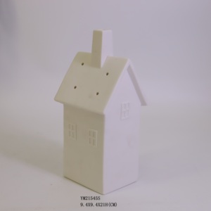 Nuevo diseño de quemador de vela de cerámica iluminado Casa de porcelana de Navidad - Product Image 6