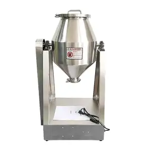 Máquina de mezcla de especias de ingredientes secos de té rotatorio de acero inoxidable vertical, licuadora, polvo de lavado de alimentos, mezclador de tambor