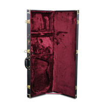 WC20-RE usine OEM personnalisé guitare basse électrique PVC cuir étuis en bois instrument étuis à musique pour guitare