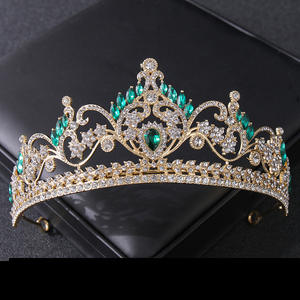 تاج تاج للنساء باروك كوين كريستال عقال تاج حورية البحر تاج الأميرة تيجان لحفلات العروس وصيفات العروس حفلة موسيقية - Product Image 6
