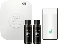 Diffuseur d'huiles essentielles intelligent sans eau, kit de démarrage pour hôtel, capacité 400 ml, huile parfumée 200 ml, mural, en plastique, pour 2000 m²