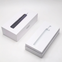 Boîte haut de gamme personnalisée en carton rigide blanc avec pelliculage mat, pour accessoires électroniques, appareils intelligents et emballage d'écouteurs