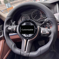 Mise à Niveau Volant OEM pour BMW F10 F20 F80 F90 F13 E46 M3 E90 E92 E87 E82 E88 F30 M5 Sport Cuir Personnalisé Forme en D