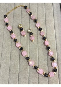 Conjunto de Joyería Artesanal con Cuentas, Collar Largo y Pendientes a Juego, Accesorio de Moda Étnica para Mujer - Product Image 6