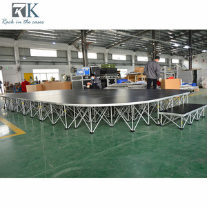 4x4ft concert stage Event DJ stage Portable aluminum stage Drum stage riser Portable stage platform - Product Image 5