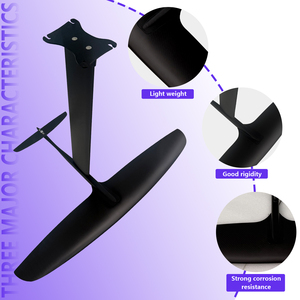 JFS Hot Selling PNG 1150 Carbon Fiber Aluminum Hydrofoil Surfboard-Black 1 Year Warranty for Ocean Waters PNG 1150 Foil Board Hy - Product Image 4