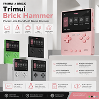 Console de jeu portable Trimui Brick Hammer Metal, écran IPS 3,2 pouces, Linux, jeux vidéo rétro, WiFi, lumière RGB