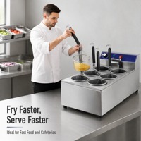 Machine de cuisson de pâtes et nouilles électrique commerciale intelligente et automatique en acier inoxydable pour la restauration chinoise