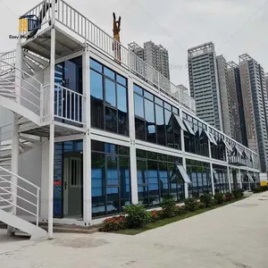 Casa Contenedor Prefabricada Modular de Madera con Almacenamiento para Baño, Garaje Residencial, Hotel, Cafeterías, Oficina, Jardín, China, con Paneles de Vidrio - Product Image 6