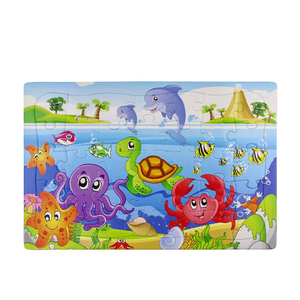 35 <span class=keywords><strong>piezas</strong></span> de <span class=keywords><strong>rompecabezas</strong></span> de cartón de dibujos animados de alta calidad <span class=keywords><strong>rompecabezas</strong></span> de animales marinos - Product Image 1