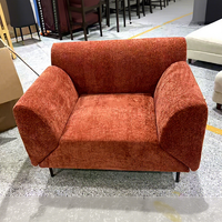 Canapé inclinable moderne deux places en velours de luxe pour salon, villa et école - Vente en gros usine
