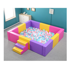 Grande fosse à balles en plastique colorée pour aire de jeux intérieure, piscine à balles pour enfants - Product Image 5