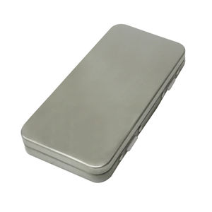 子供ロックブリキボックススイッチボタンアンチ子供オープン金属ヒンジ付き - Product Image 2