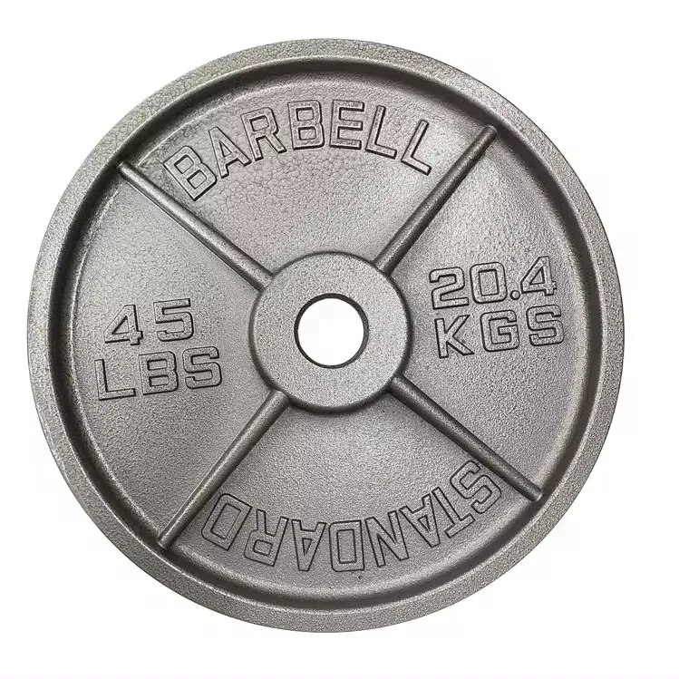 cast iron weight plates pounds weight lifting barbell plate 2.5lb  5lb  10lb  25lb  35lb  45lb