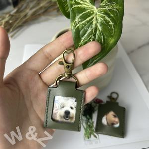 Mini álbum de fotos llavero múltiple foto conmemorativa llavero para mamá papá recuerdo regalo cuero marco de fotos ANIVERSARIO DE San Valentín - Product Image 4