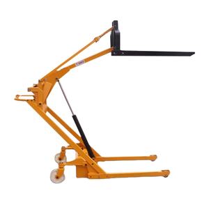 0.5T 1.5M Eenvoudige Kleine Opvouwbare Hand Push Grane Elektrische Heftruckstapelaar - Product Image 1