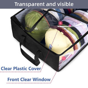 กล่องเก็บเสื้อผ้า หมวก ของใช้ส่วนตัว แบบพับได้ ผ้าไม่ทอ กันน้ำ สำหรับจัดเก็บหมวกและเสื้อผ้า - Product Image 4