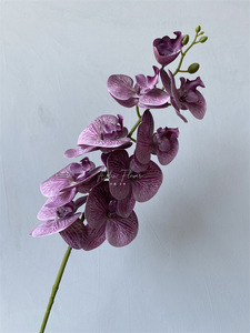 Orquídea <span class=keywords><strong>Phalaenopsis</strong></span> <span class=keywords><strong>de</strong></span> 9 cabezas, flores artificiales para decoración <span class=keywords><strong>de</strong></span> bodas - Product Image 6