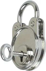67mmの大きなクマの形の南京錠、シルバーカラーの脱出ゲームルーム用のキー付きゴールドカラーアンティーク真鍮カラー