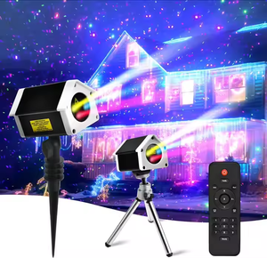Smart 3 Couleur Luciole Projection Lumières De Noël En Plein Air Jardin Décoration & Camping 220V IP65 <span class=keywords><strong>Arbre</strong></span> Style Rouge Vert Jaune - Product Image 1