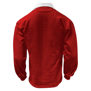 Custom Vintage Rugby Shirt Heren Genaaid Streep Lange Mouw Rugby Sport Polo Stijl Rugby Shirt Voor Heren Jersey - Product Image 4