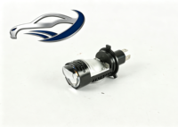 Ampoule de phare LED H4 mini bi-lumière 12V 90W avec lentille de projecteur intégrée 6000LM 3000K-5800K pour voiture