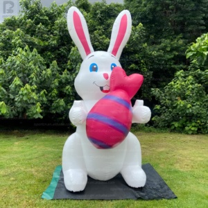 Conejo <span class=keywords><strong>de</strong></span> Pascua Inflable Gigante <span class=keywords><strong>de</strong></span> 11 Pies con Luces LED, Modelo Publicitario para Fiestas <span class=keywords><strong>de</strong></span> Pascua/Decoración <span class=keywords><strong>de</strong></span> Centros Comerciales/Jardín - Product Image 1